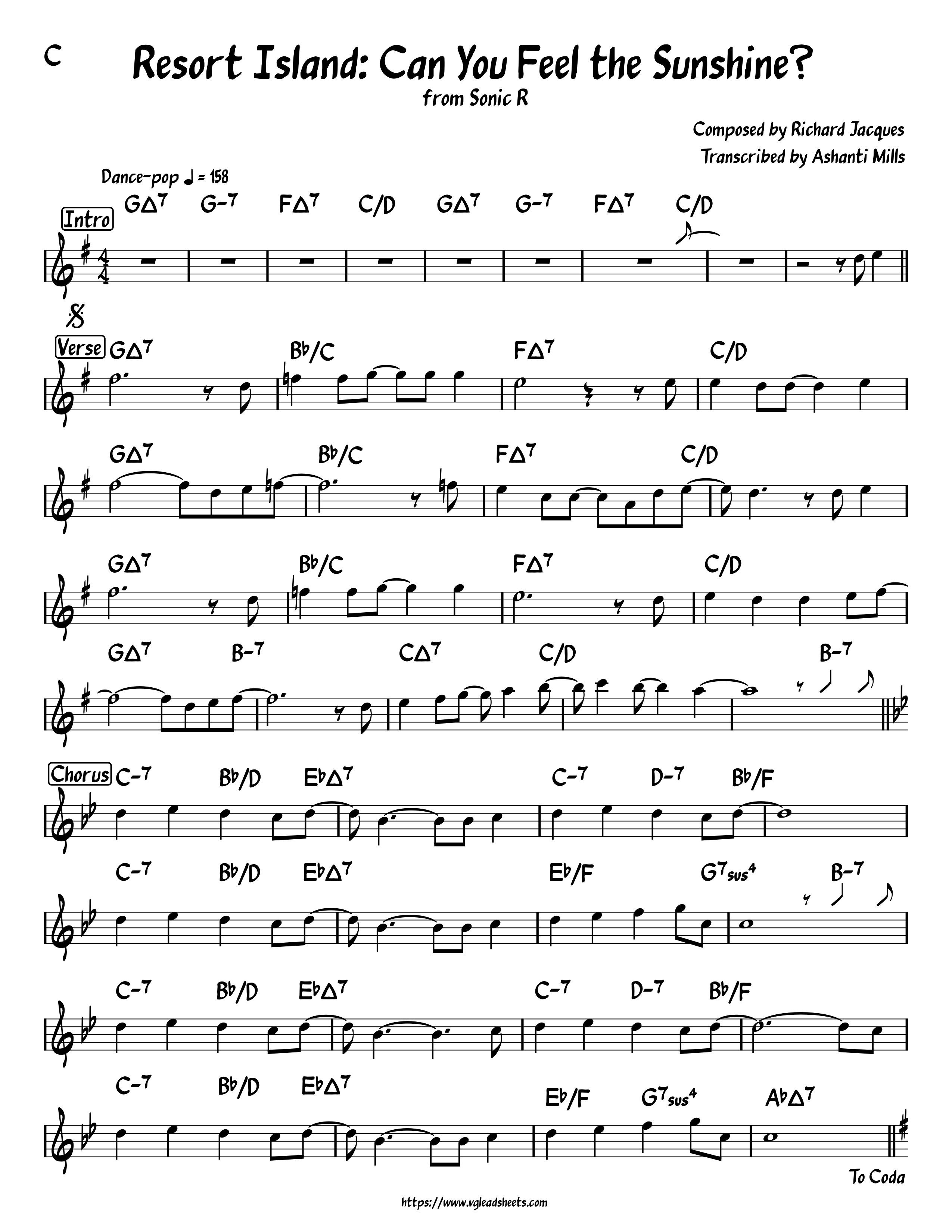 Sonic X - Gotta Go Fast! (Main Theme) Sheet music for Piano (Solo)