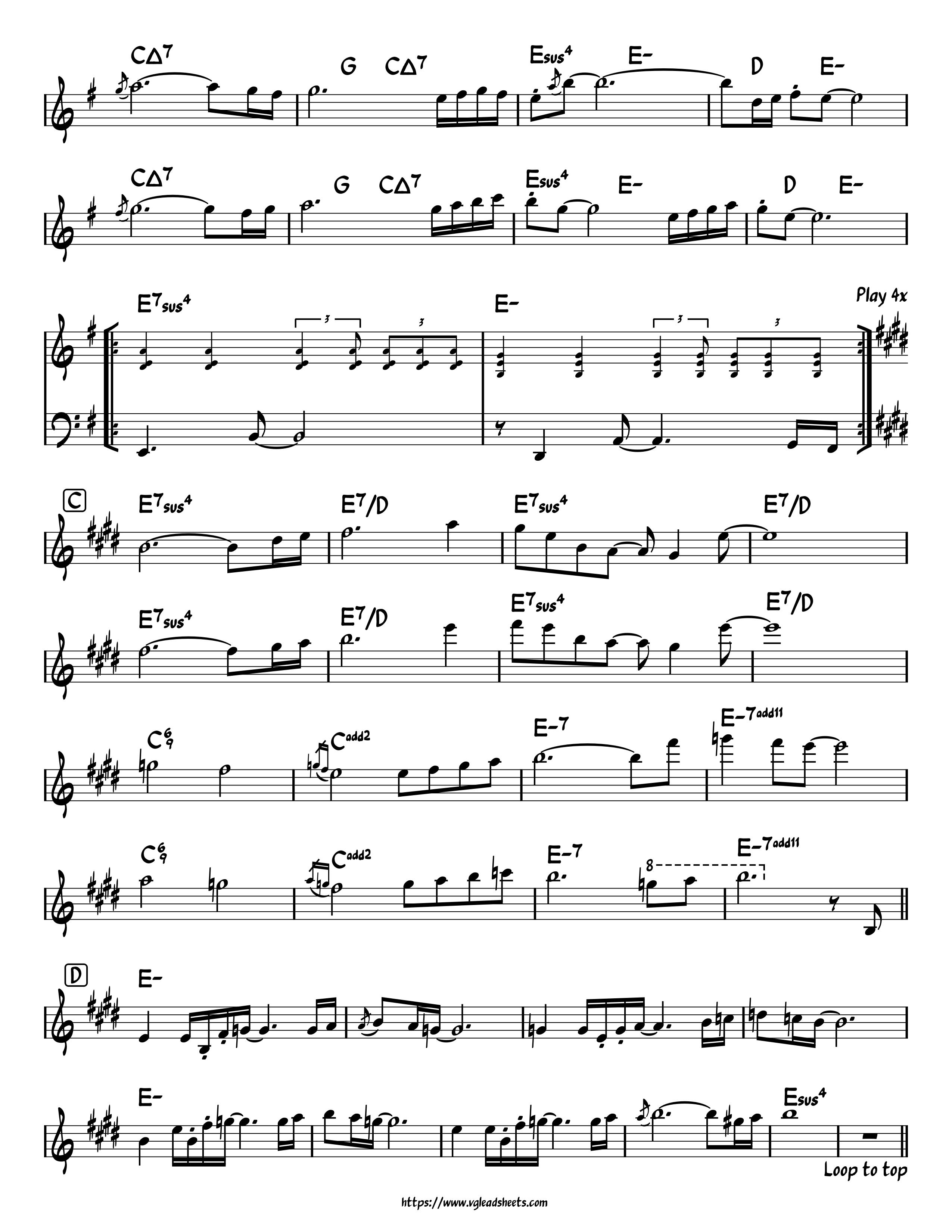 Celeste - First Steps | VGLeadSheets.com - Lead Sheets for Video 