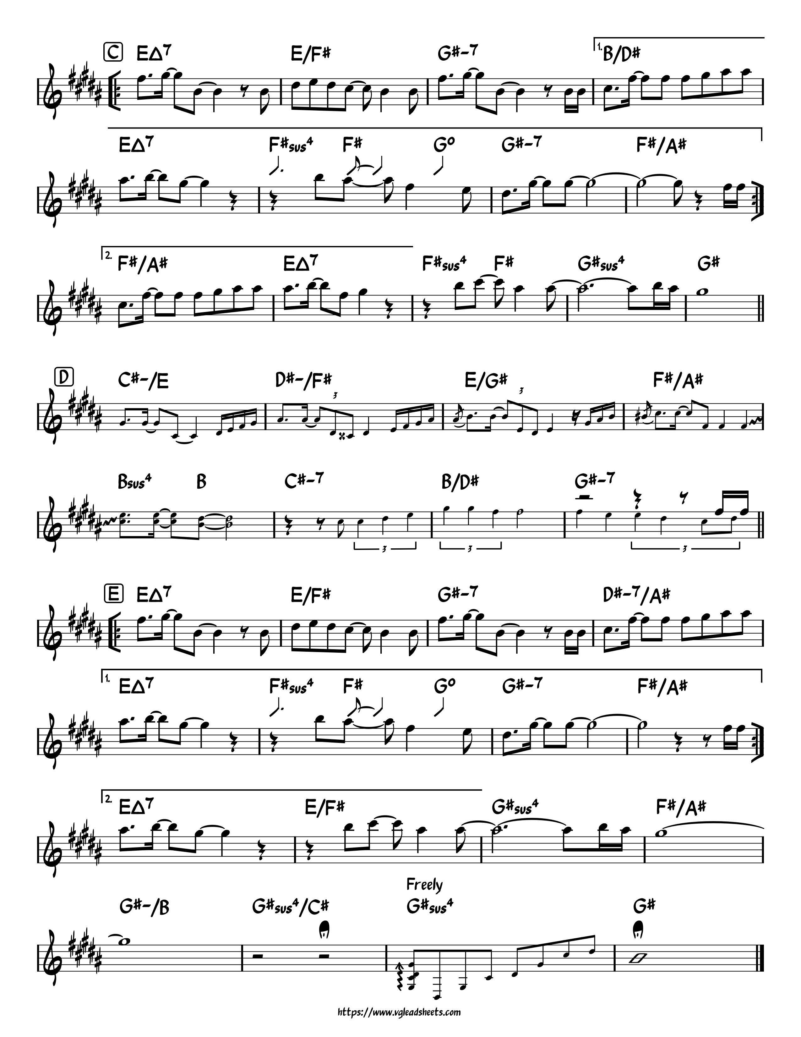 Final Fantasy X 2 1000 Words Vgleadsheets Com Lead Sheets For Video Game Music
